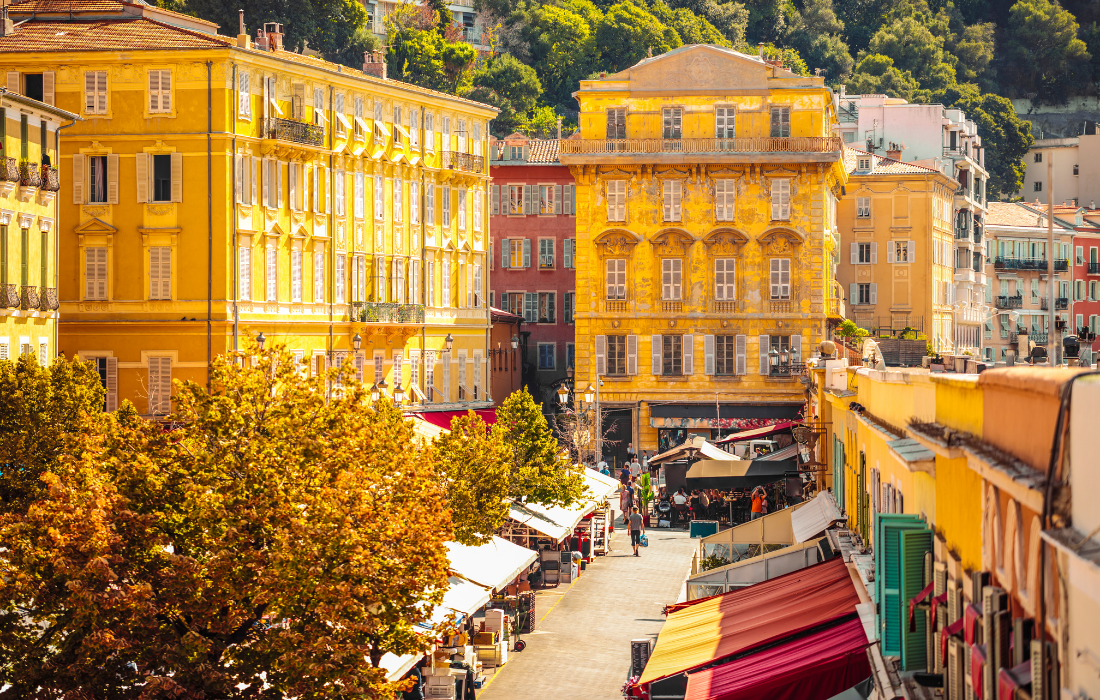Cours saleya nice cote dazur france