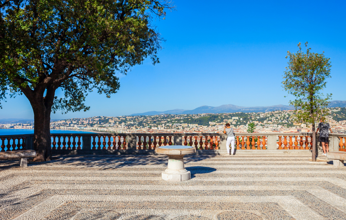 Vue panoramique nice cote dazur france